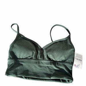 lululemon athletica Align Deep Green Strappy Bralette size 4 A/B Cup